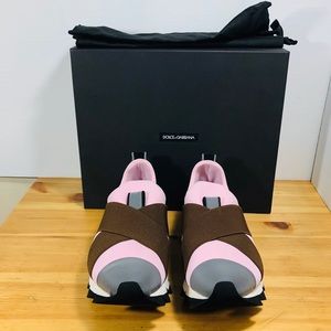 Dolce & Gabbana Womens Slip on Sneaker 8.5